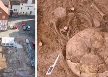 اكتشاف أثري لـ كنيسة تعود للعصور الوسطى ورفات 30 طفلا في ألمانيا وسر تساقط المطر على قبورهم
