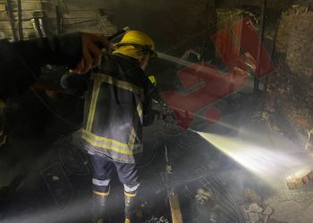 بالصور تفاصيل حريق أكشاك مزلقان منشأة ناصر الذى أثار حالة من الذعر بين الأهالي