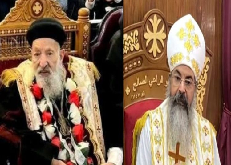 نياحة القمص أيوب حكيم من إيبارشية طموه والكنيسة تودع على رجاء القيامة القمص يوحنا عبده 1 نياحة القمص أيوب حكيم والقمص يوحنا عبده