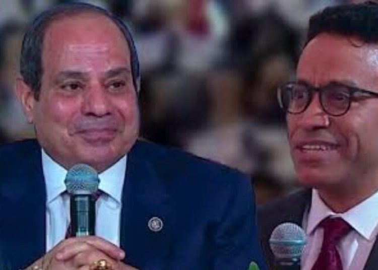 بالفيديو تفاصيل ما دار بين الرئيس السيسي والفنان سامح حسين فين القطايف 1 الرئيس السيسي والفنان سامح حسين