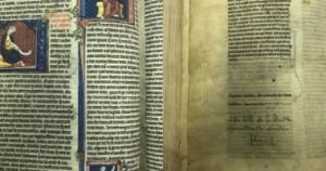 اكتشاف مخطوطة نادرة لـ الكتاب المقدس في مكتبات بودليا وعرضها فى أكسفورد قريبا 4 مخطوطة الكتاب المقدس