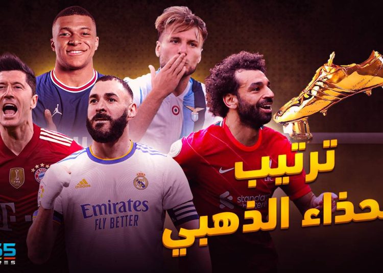 الصراع يشتد في سباق الحذاء الذهبي بأوروبا والكشف عن وضع محمد صلاح 1 سباق الحذاء الذهبي بأوروبا