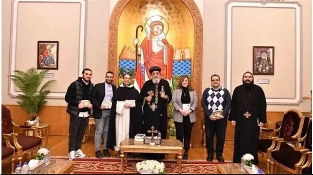 تفاصيل لقاء البابا تواضروس الثاني مع رئيس معهد الدراسات الشرقية 1 859 6