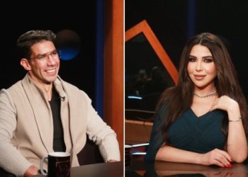 شريف اكرامي وأميرة بدر