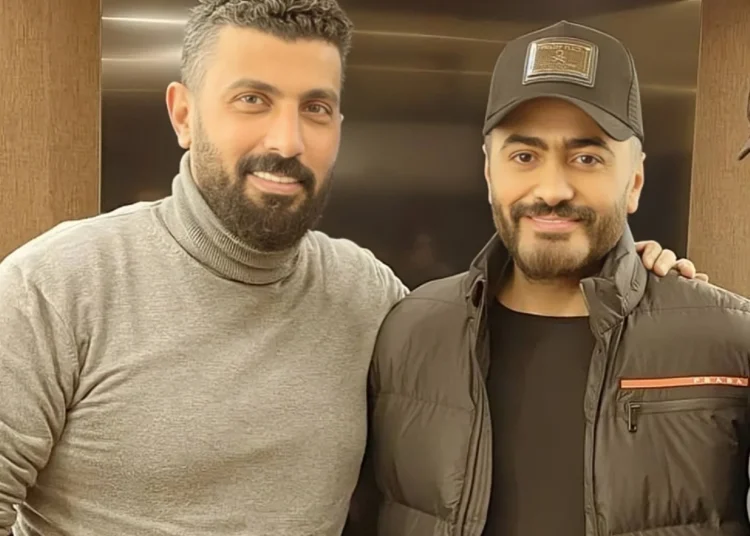 تعليق الفنان تامر حسني على قرار محمد سامي اعتزال الدراما التليفزيونية 1 تامر حسني والمخرج محمد سامي