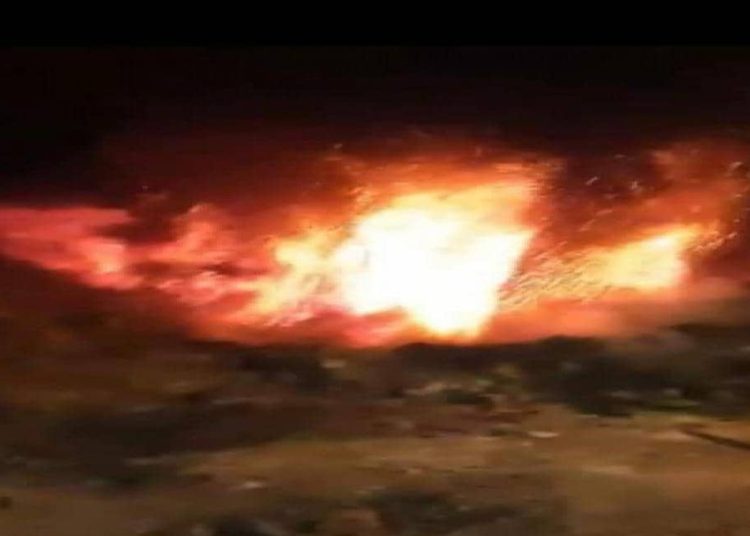 كشف قصة خروج النيران من باطن الأرض بطريق المحمودية بالبحيرة 1 خروج النيران من باطن الأرض