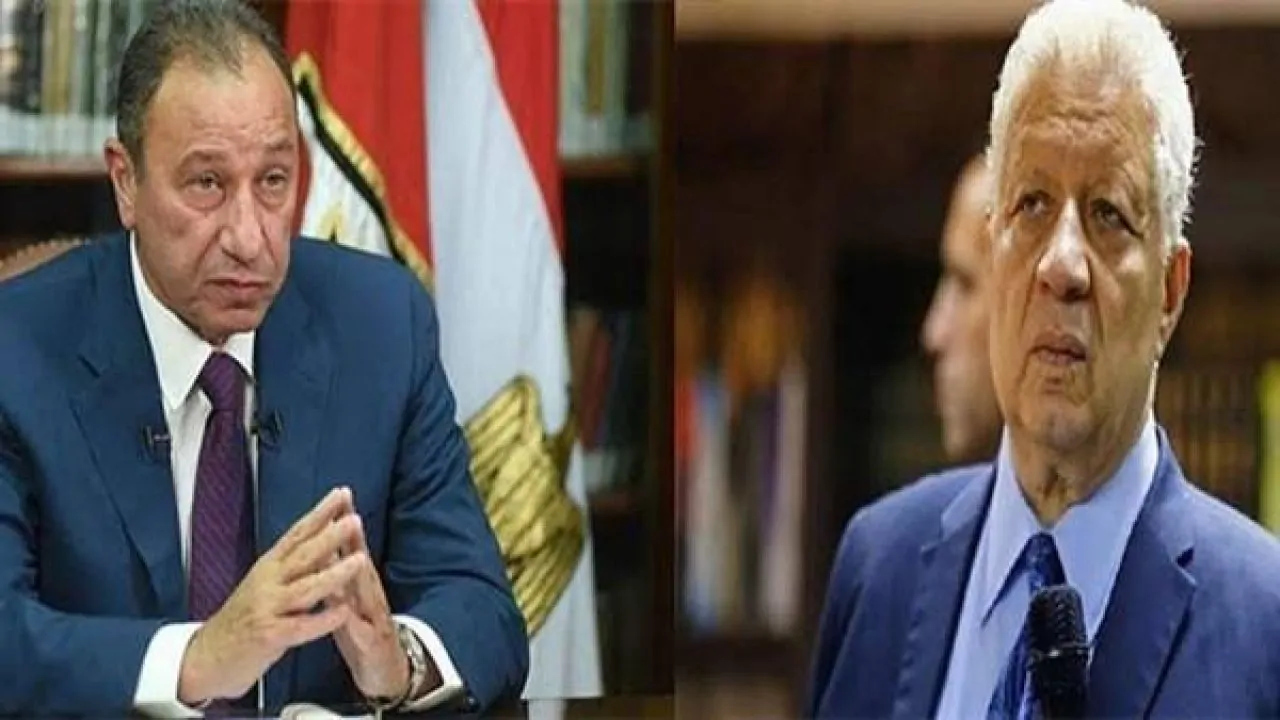 عفا الله عما سلف مصالحة تاريخية بين الخطيب ومرتضى منصور والتنازل عن القضايا والأحكام 4 مرتضى منصور والخطيب 1280x720 1