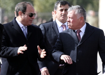 العاهل الأردني والسيسي