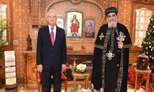 عيد القيامة المجيد2025 ورئيس مجلس البرلمان يهنئ البابا تواضروس بكلمات مؤثرة 2 رئيس مجلس البرلمان يهنئ البابا تواضروس ب عيد القيامة المجيد