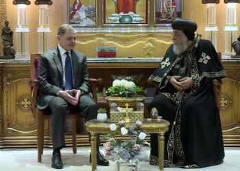 وزير الداخلية والبابا تواضروس