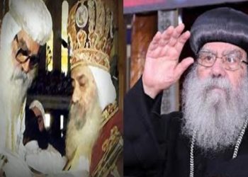 البابا شنودة والأنبا باخوميوس