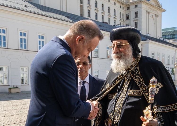 بالصور رئيس بولندا يستقبل البابا تواضروس الثاني بالقصر الرئاسى فى ارسو 1 البابا تواضروس الثاني