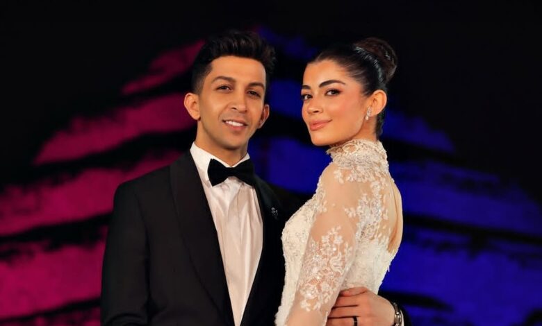 الكشف عن سبب غياب تامر حسنى عن حفل زفاف هشام جمال وليلى أحمد زاهر 2 غياب تامر حسنى عن حفل زفاف هشام جمال