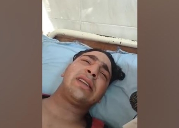 في تصرف غير إنساني أمن المستشفى يعتدي على ضحية النمر على الهواء بسبب مداخلة عمرو أديب 10 ضحية النمر