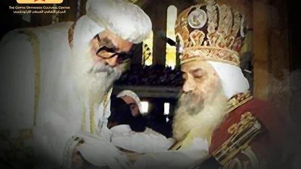 بالتزامن مع نياحة الأنبا باخوميوس ننشر وداعٌه المؤثر وكلماته الخالدة في جنازة البابا شنودة 1 البابا شنودة والأنبا باخوميوس
