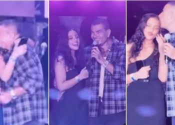عمرو دياب وإبنته