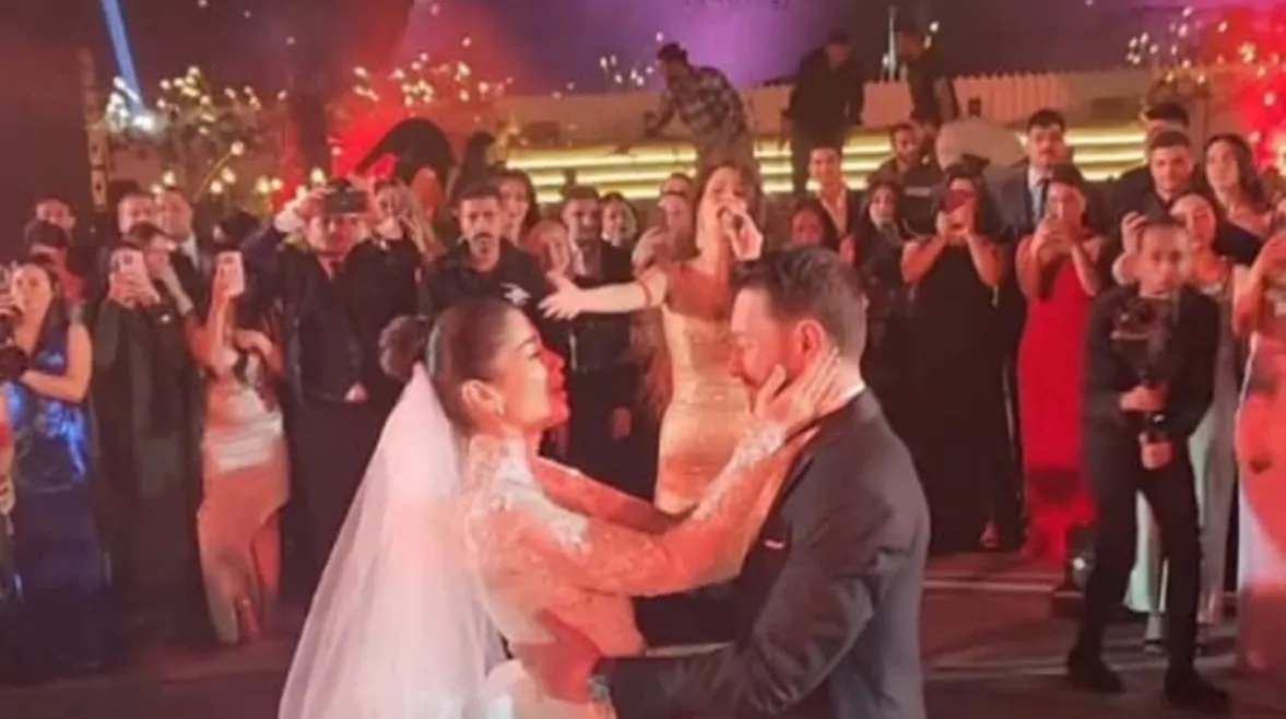 أول تعليق من ليلى زاهر بعد زواجها من هشام جمال أنا أسعد نساء العالم حظًا 4 زفاف ليلى أحمد زاهر