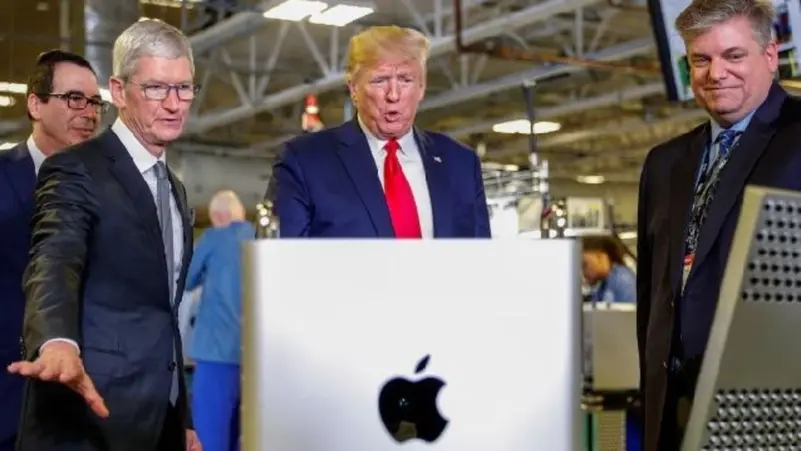 الكشف عن خسائر شركة آبل الصادمة عقب قرارت رسوم ترامب الجمركية تخطت ال 300 مليار دولار 3 خسائر شركة آبل