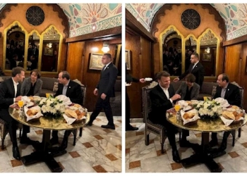 مدير مطعم خان الخليلي يكشف تفاصيل عشاء الرئيس السيسي ورئيس فرنسا 7 عشاء الرئيس السيسي ورئيس فرنسا