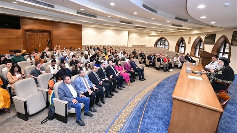 تفاصيل لقاء البابا تواضروس مع وزير الشباب ووفد من شباب منحة الرئيس جمال عبدالناصر 4 رسالة محبة من قداسه البابا تواضروس للشباب