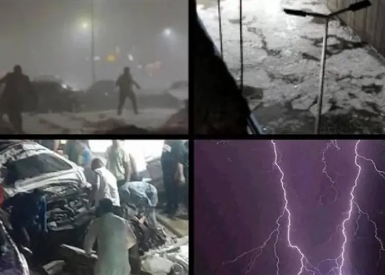بالفيديو الذعر يسيطر على سكان مدينة الإسكندرية بسبب العاصفة سقوط بلكونات وصراخ 1 تحذيرات مسبقة من الأرصاد