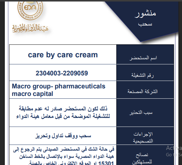 احذروا هذه التشغيلات هيئة الدواء تصدر قرار عاجل بسحب كريم شهير لتسلخات الأطفال 2 قرار هيئة الدواء