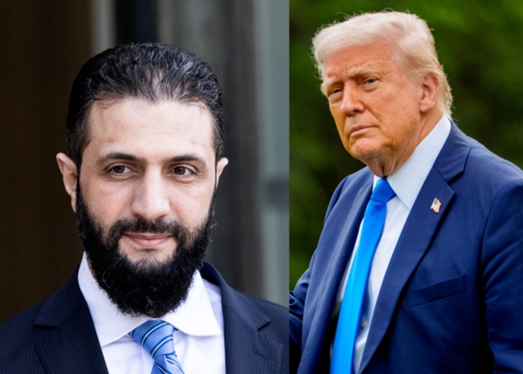 علاء مبارك يعلق على صورة ترامب مع أحمد الشرع و محمد بن سلمان 1 ترامب مع أحمد الشرع