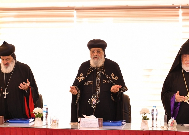 بالصور تفاصيل لقاء بطاركة الكنائس الأرثوذكسية الشرقية في مركز لوجوس بوادي النطرون 1 لقاء بطاركة الكنائس الأرثوذكسية