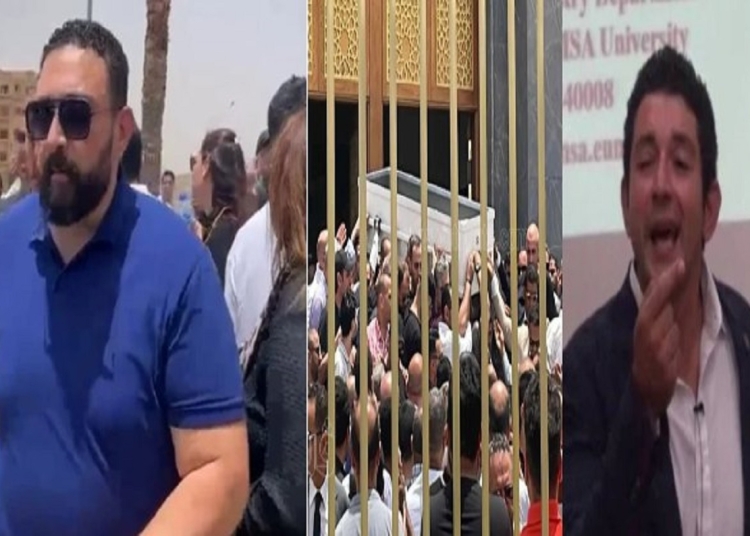 بالفيديو الظهور الأول لـ عمرو الدجوي شقيق الراحل أحمد الدجوي ورد فعله على وفاته ويرفض قبول العزاء 1 أحفاد الدجوي