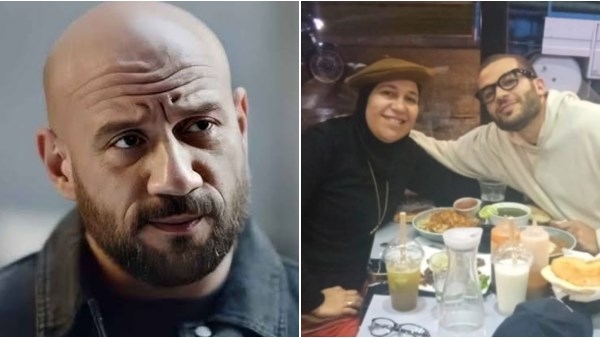 التفاصيل لوفاة نجل شقيقة أحمد مكي عمره 28 سنة والفنان يطلب الدعاء له 1 أحمد مكي وشقيقته ونجلها