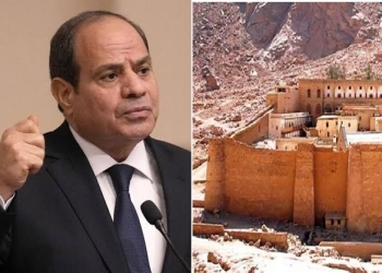 السيسي ودير سانت كاترين