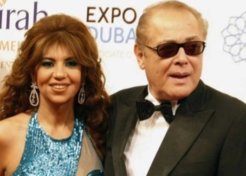 الفنان محمود عبدالعزيز وبوسي شلبي