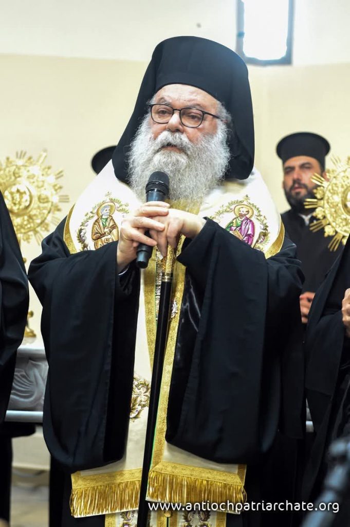 بالصور البطريرك يوحنا العاشر يزور المصابين و يتفقد كنيسة مار الياس بدمشق 5 البطريرك يوحنا العاشر