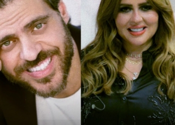 مها الصغير والفنان طارق صبري