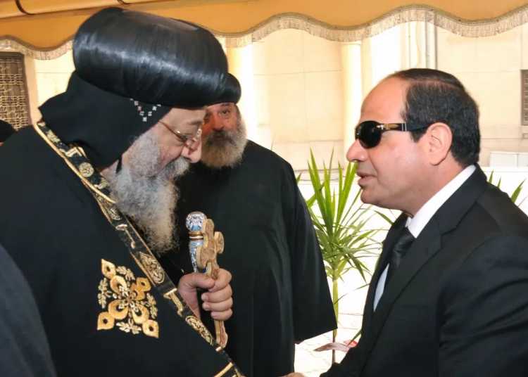 الكنيسة تهنئ الرئيس السيسي ووزير الداخلية بمناسبة العيد الـ 74 للشرطة 1 الرئيس السيسي والبابا تواضروس