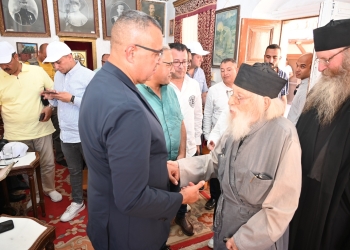 زيارة محافظ جنوب سيناء لدير سانت كاترين