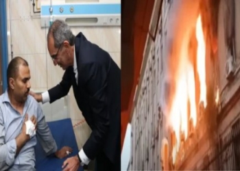 حريق سنترال رمسيس