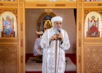 البابا تواضروس الثاني يصلي لقان و قداس عيد الرسل