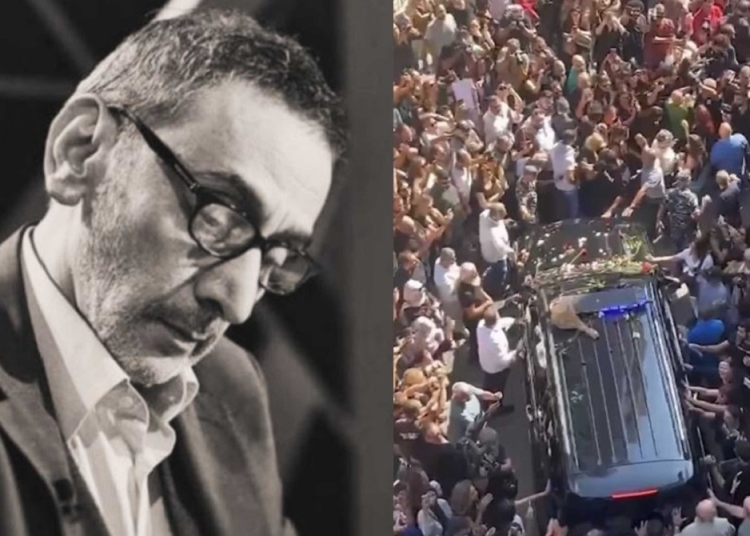 بالصور جنازة مهيبة للموسيقار زياد الرحباني وسط تصفيق الجمهور والزهور فيروز تودّع نجلها 1 جنازة زياد الرحباني