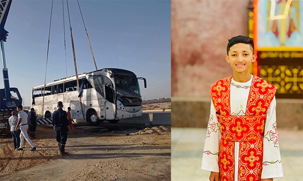 التفاصيل الكاملة في انقلاب أتوبيس فوج كنسي بمطروح ووفاة شاب وإصابة العشرات 1 انقلاب أتوبيس فوج كنسي