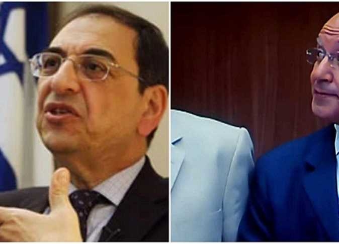 حكاية السفير الإسرائيلي بعد دور لطفي لبيب مع الزعيم عادل إمام عاش تحت حراسة مشددة 1 لطفي لبيب والسفير الإسرائيلي