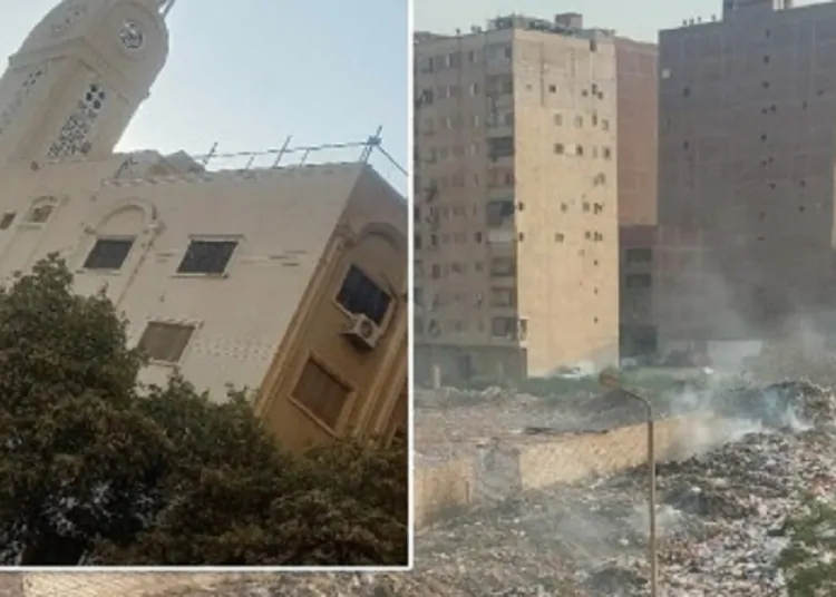 بالصور أقباط كنيسة السيدة العذراء والأنبا موسى بفيصل يستغيثون من وقوع كارثة محتملة بسبب أكوام القمامة المشتعلة في ظل غياب المسؤولين 1 كنيسة السيدة العذراء والأنبا موسى