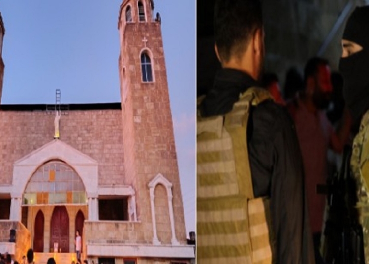 بالصور إحباط عملية لتفجير كنيسة مار إلياس المارونية بطرطوس وضبط عبوة ناسفة وعبارات تهديد 1 إحباط عملية لتفجير كنيسة مار إلياس