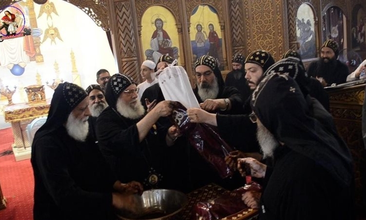 دير الأنبا بيشوي يستقبل رفات قديسين والكنيسة تحيي ذكرى البابا تيموثاوس الثاني 1 دير الأنبا بيشوي