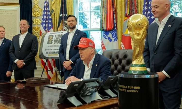ترامب يعلن موعد ومكان قرعة كأس العالم 2026 مكاسب اقتصادية هائلة في الطريق 1 ترامب