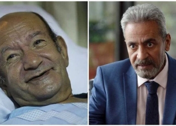 الفنان صبري فواز ولطفى لبيب