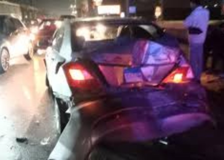فوضى على الطريق فنانة عربية وسائح خليجي مخموران يتسببان في حوادث مروعة أعلى محور 26 يوليو 1 حادث