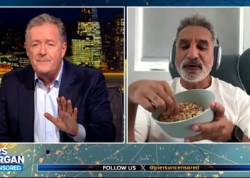 باسم يوسف وبيرس مورجان