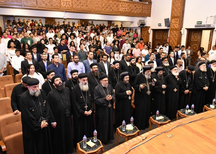 بالصور البابا تواضروس الثاني يشهد احتفالية تكريم الفائزين في مسابقة العباقرة 1 البابا تواضروس الثاني يشهد احتفالية