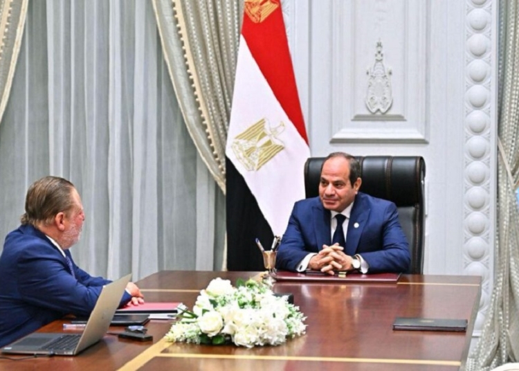 توجيهات الرئيس السيسي لرئيس الحكومة ومحافظ البنك المركزي بشان الإصلاحات الاقتصادية 1 توجيهات الرئيس السيسي